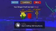 Fairy Net crafting requirements (Image via Roblox)